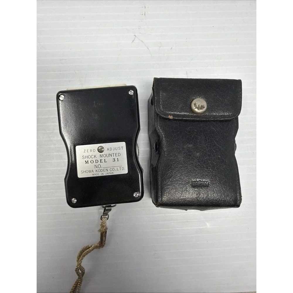 Showa Koden Exposure Meter Sunset Unittic Model 31 Zero Adjust Photography Japan